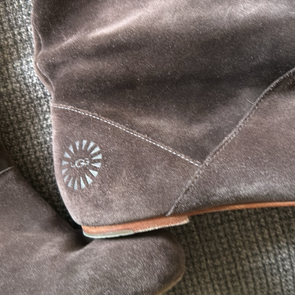 UGG Slouch Boots SZ 8.5 Cocoa Brown - Picture 3 of 7